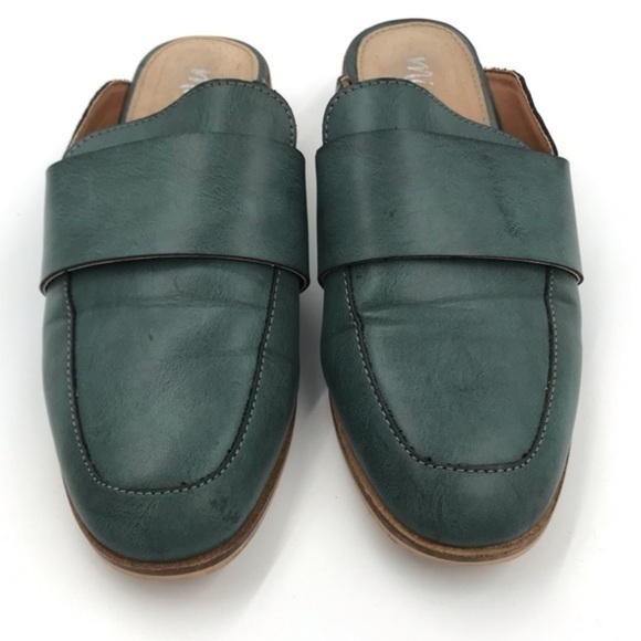 Mi.iM Teal Joanne Maybe It’s Meant To Be Mules With Ankle Laces Womens size 6 - Picture 9 of 12